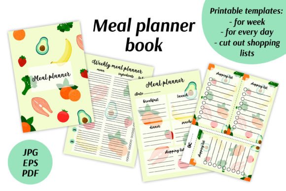 Download Meal Planer Book | Printable Templates - Premium Resources