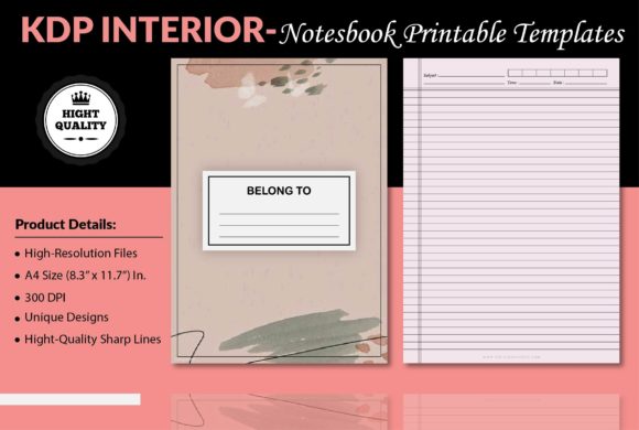 Download Notebook Printable Templates - Premium Resources