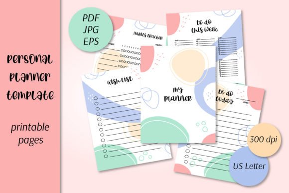 Download Personal Planner Printable Templates - Premium Resources