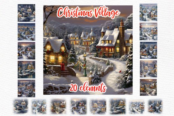 Download Christmas Village Clipart Christmas Land - Land Collection