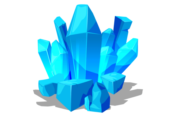 Download Blue Gemstone. Natural Crystal Structure - Blue Collection
